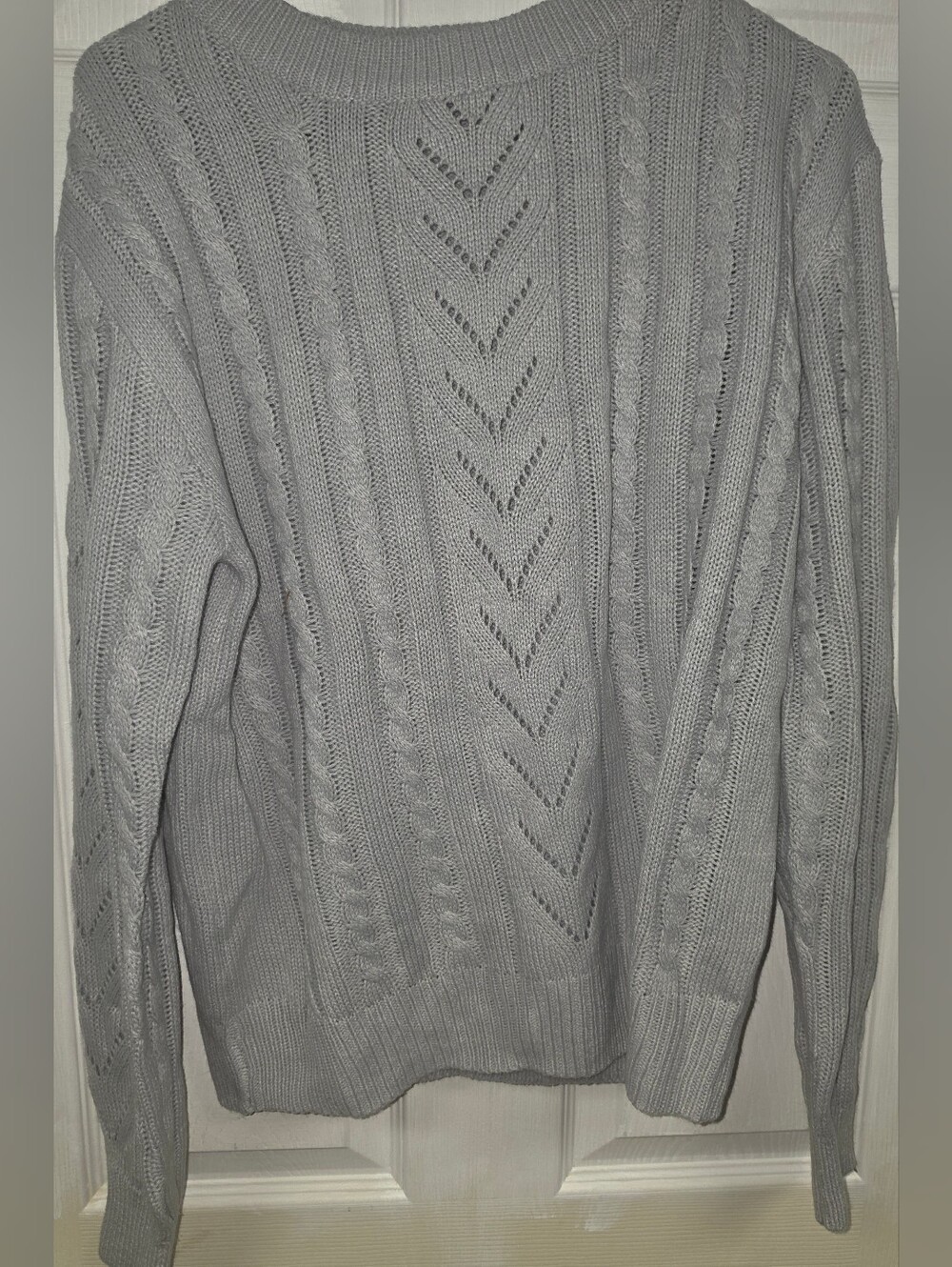 Classic Braided Cable-Knit Sweater NWOT